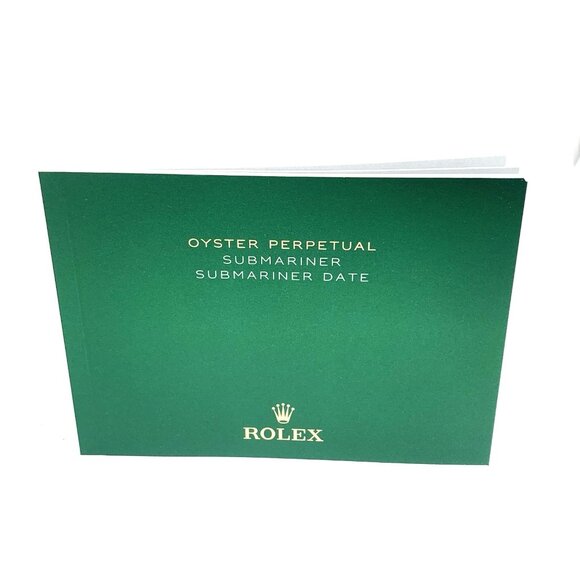 Authentic Rolex Oyster Perpetual Submariner Date 2020 Green Booklet Manual - Picture 1 of 14